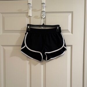 Stylish Black and White Athletic Shorts for Women